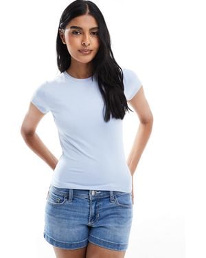 Hollister Short Sleeve Seamless T-shirt - White