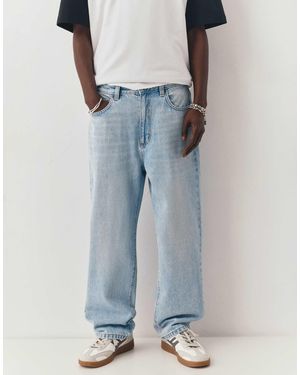 Pull&Bear Jean baggy - indigo pâle - Bleu