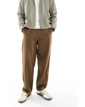 Farah Greenport Drawstring Trouser - Natural