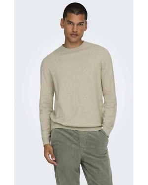 Only & Sons Knitted Pullover - Green