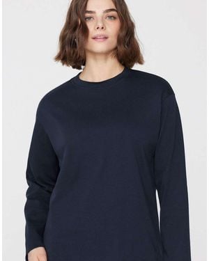 Tezenis Mid Weight Cotton Long Sleeve T-Shirt - Blue