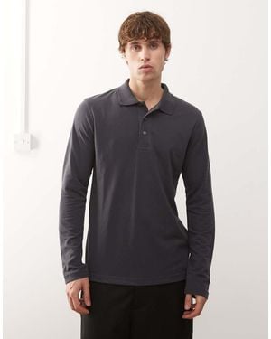 Regatta Pro 65/35 Long Sleeve Polo Top - Blue