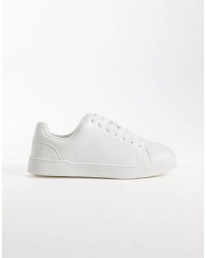 ASOS Delta Lace Up Trainers - Natural
