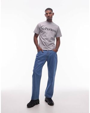 No Problemo – weite jeans - Blau