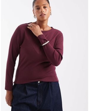 ONLY Long Sleeve Top - Purple