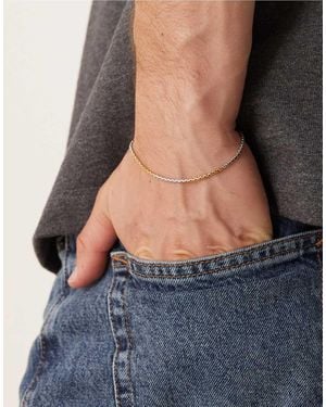 ASOS Bracciale A Catenina - Grigio