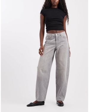 JJXX Fuji Barrel Fit Jeans - Gray
