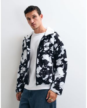 Colt MCR Colt drifter windbreaker-jacke mit print, wasserabweisend, mit kapuze - Blau