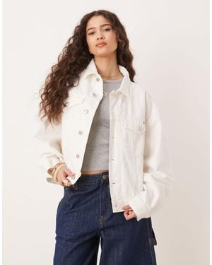 Calvin Klein Boxy Denim Jacket - Blue