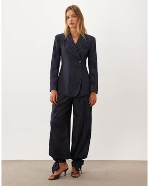 Ghospell Sienna einreihiger blazer als kombiteil - Blau