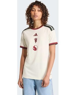 adidas Originals Troisième maillot manchester united 26/27 en ivoire - Blanc