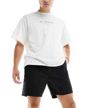 Weekday – olsen – shorts - Weiß