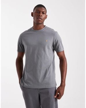 Farah Danny Regular Short Sleeve T-Shirt - Gray