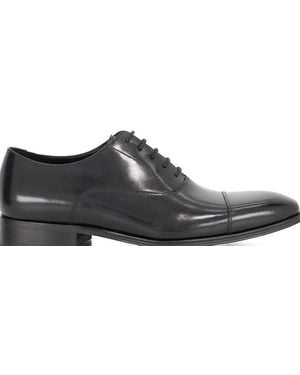 Dune Wide Fit Solver Wf Oxford Shoes - Brown
