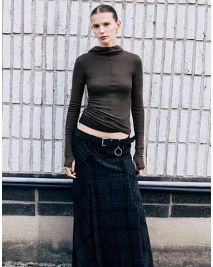 Weekday Set Maxi Skirt - Grey