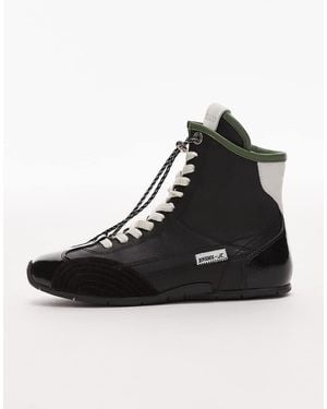 Bronx Myr-aa Lace Up Boxing Boot - Black