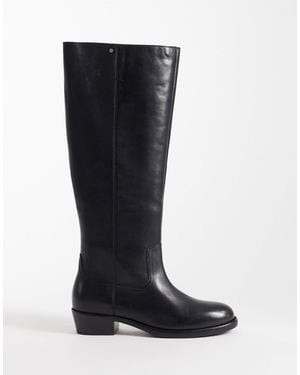 Bronx – rho-deo – kniehohe stiefel - Schwarz
