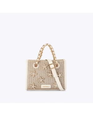 Carvela Kurt Geiger Marina Starfish Micro Tote - White