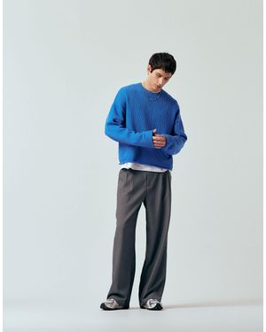 Weekday – locker geschnittener strickpullover - Blau