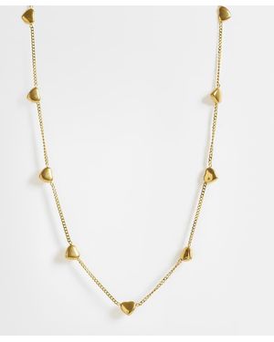 ASOS Asos Design Curve Collana Impermeabile - Metallizzato