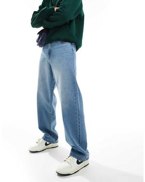 ADPT Jeans Ampi Lavaggio Azzurro - Blu