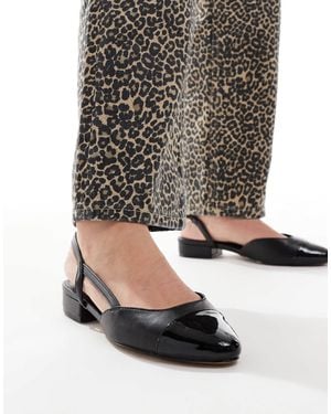 ALDO – clementinne – flache slingback-schuhe - Schwarz