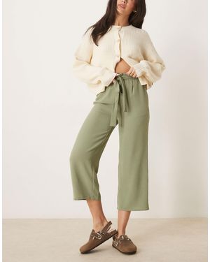 Vila – verkürzte hose - Natur