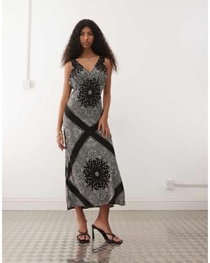 Wrangler Bias Slip Dress - Multicolour