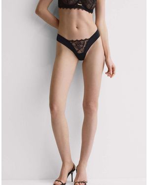 Intimissimi Playful Glamour Elena Brazilian Briefs - Black