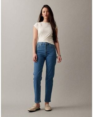 ASOS Vaqueros Mom Azul Pulcro Cómodos De Corte Slim De
