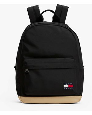 Tommy Hilfiger – essential – abgerundeter rucksack - Schwarz