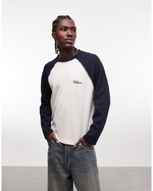 Collusion – kastiges t-shirt - Blau