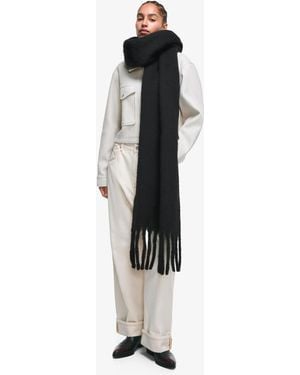 Bershka – einfarbiger schal - Weiß
