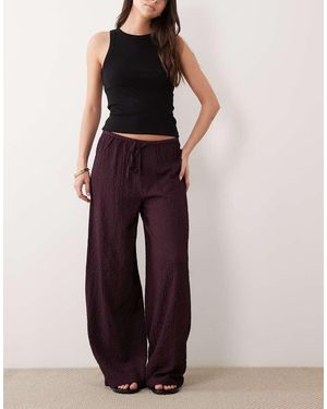 Wednesday's Girl Wide Leg Trousers - Purple