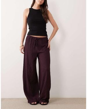 Wednesday's Girl Wide Leg Trousers - Purple