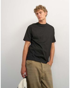TOPMAN Camiseta Negra Holgada De - Negro