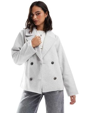 Hollister Wool Blend Classic Jacket - White