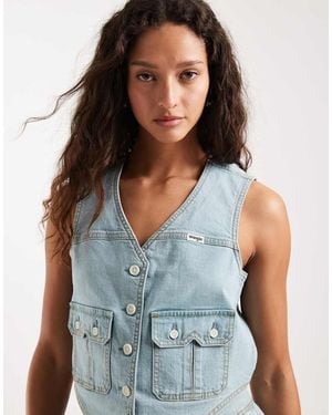 Wrangler Country Denim Vest - Blue