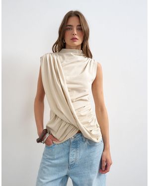 TOPSHOP – tunika-oberteil - Blau