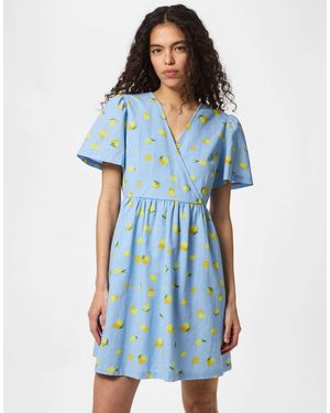 Pieces Mini Dress - Blue