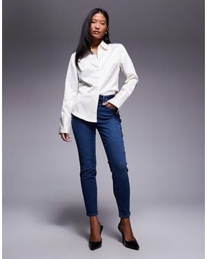 Good American Petite Skinny Jeans - Blue