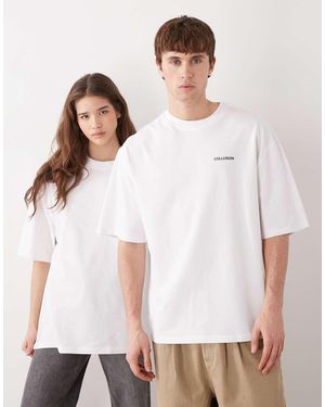 Collusion Unisex T-shirt - White