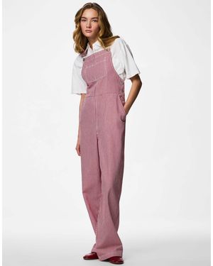 Pieces – latzhose - Lila