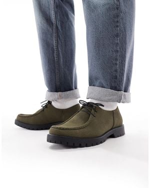SEQWL Lace Up Shoes - Blue