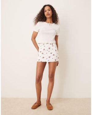 Glamorous Mini Skirts - Natural