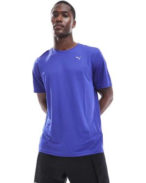 PUMA T-Shirt Tecnica A Maniche Corte - Blu
