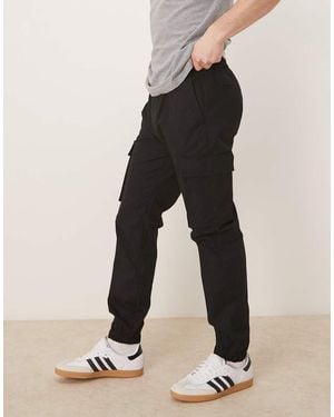 Calvin Klein Elastic Ripstop Skinny Trousers - Black