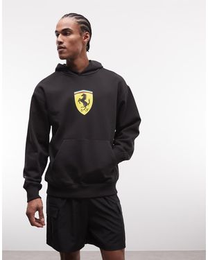 PUMA Scuderia Ferrari Shield Hoodie - Blue