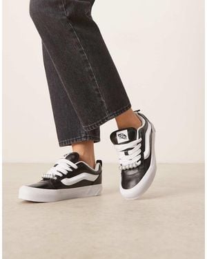 Vans Knu Skool Trainers With Metallic Detailing - Black