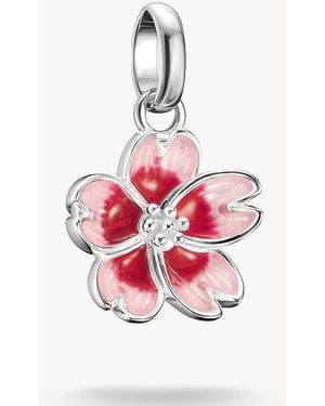Thomas Sabo Charm Pendant Cherry Blossom Connect - White